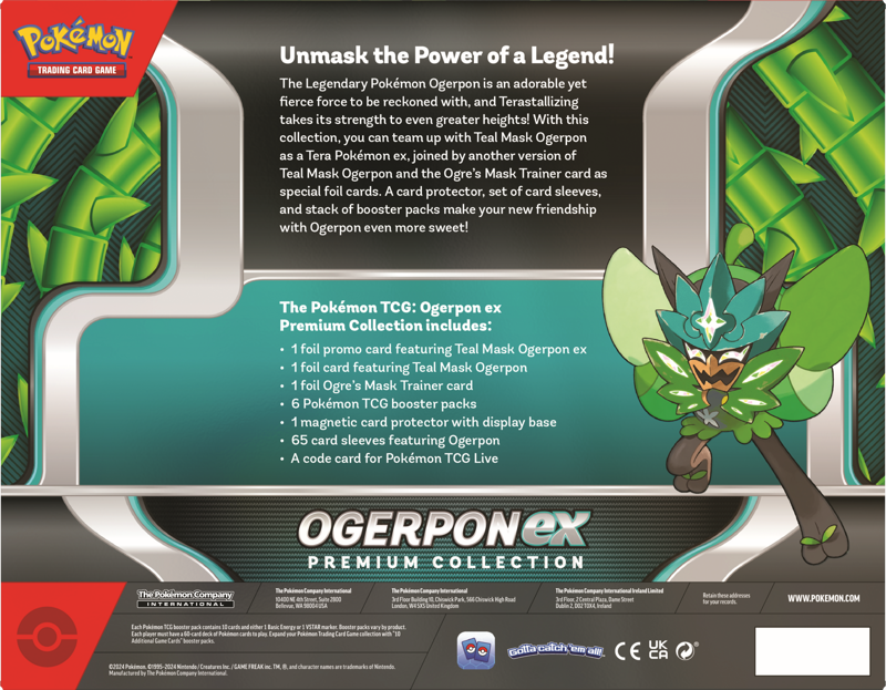 Pokemon Ogerpon EX Premium Collection Box