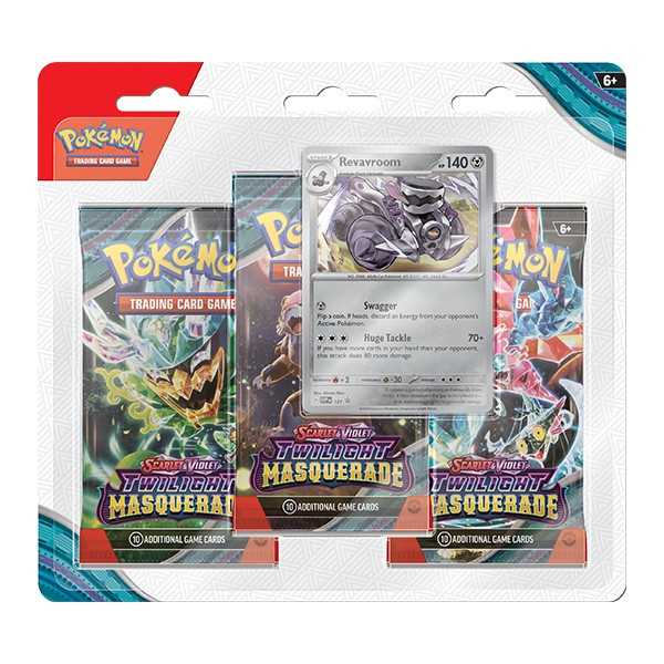 Scarlet & Violet - Twilight Masquerade - 3-Pack Blister - Revavroom