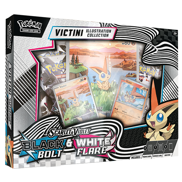 Pokémon TCG: Scarlet & Violet - Black Bolt & White Flare Unova Victini Illustration Collection