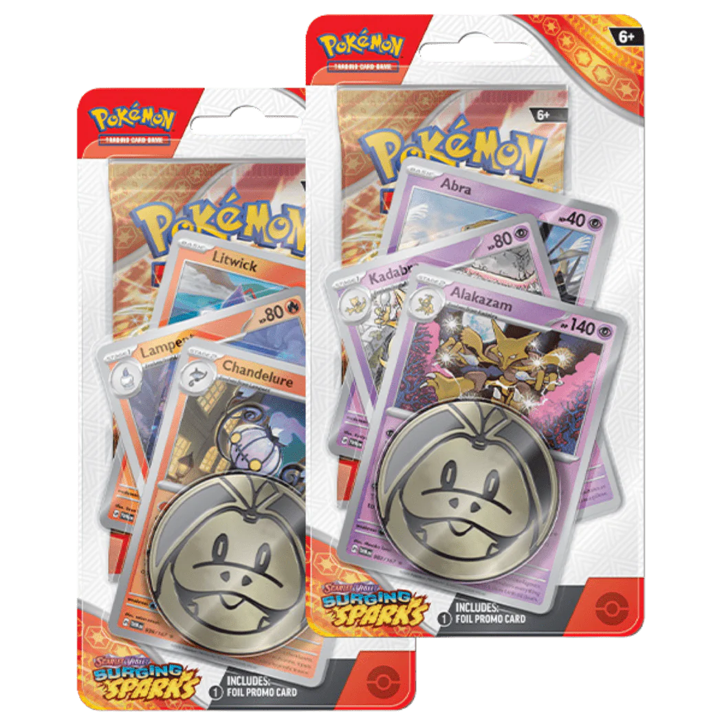 Scarlet & Violet 8 - Surging Sparks Premium Checklane Blister - Alakazam